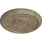 Ekena Millwork Medea Ceiling Medallion (Fits Canopies up to 5 1/2"), 16 1/2"OD x 1 1/2"P, Gobi Desert Crackle CM16MDGDC - alternate 3